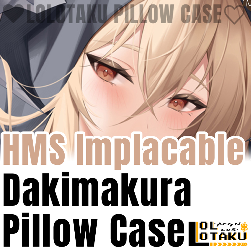 Body Pillow Cover - HMS Implacable Dakimakura Azur Lane Kissenbezug