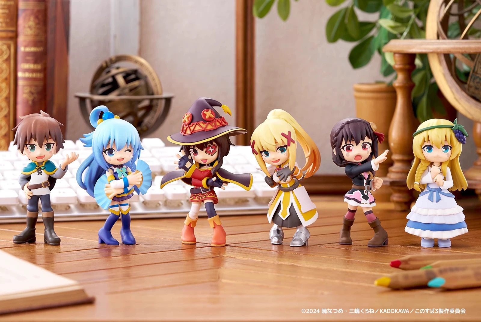 Good Smile Company Figma - Bushiroad Authentische lose KonoSuba 3 Chibi-Actionfiguren