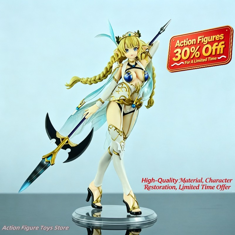 Anime Girl Merchandise - Actionfiguren/Spiele/Anime/Merchandise Elfen-Dorfmädchen Linxia 25CM Lange Halberd