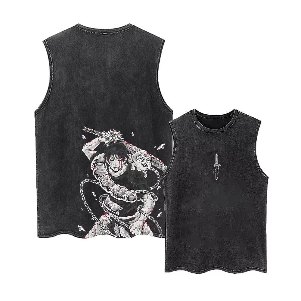 Anime Merchandise For Women - 2026 Jujutsu Kaisen Sommer Gym Weste