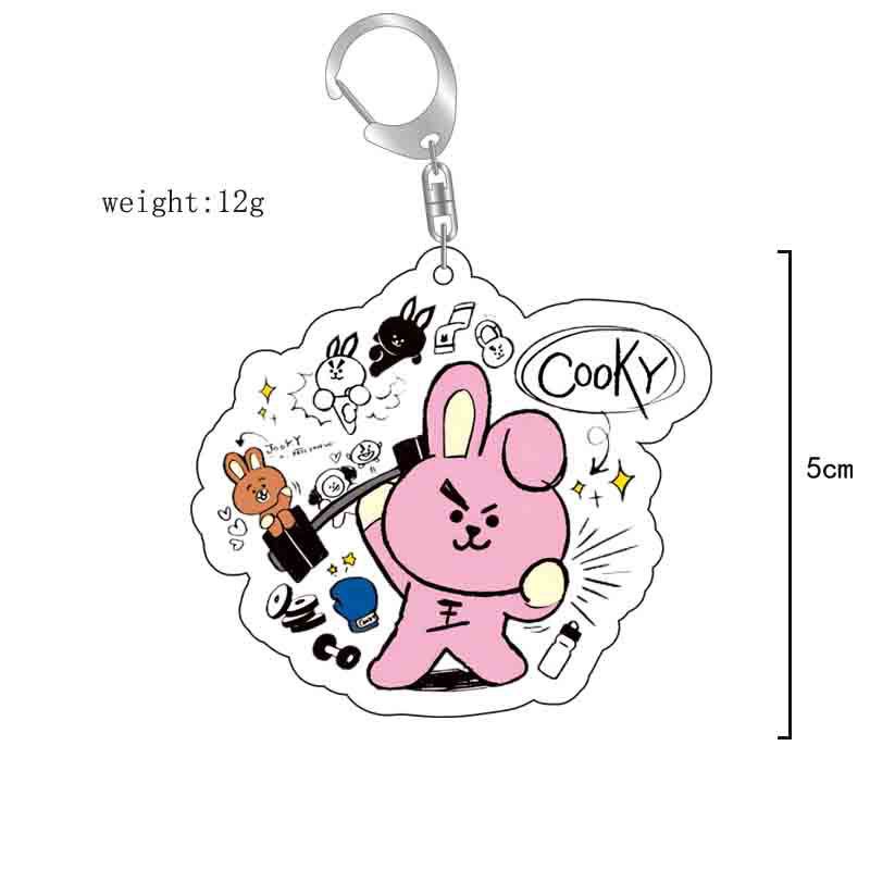 BT21 Anime Cartoon süßer Acryl – Anime Girl Merchandise Bewertung und Preis