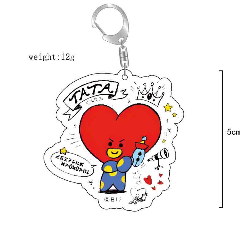 BT21 Anime Cartoon süßer Acryl – Anime Girl Merchandise Bewertung und Preis
