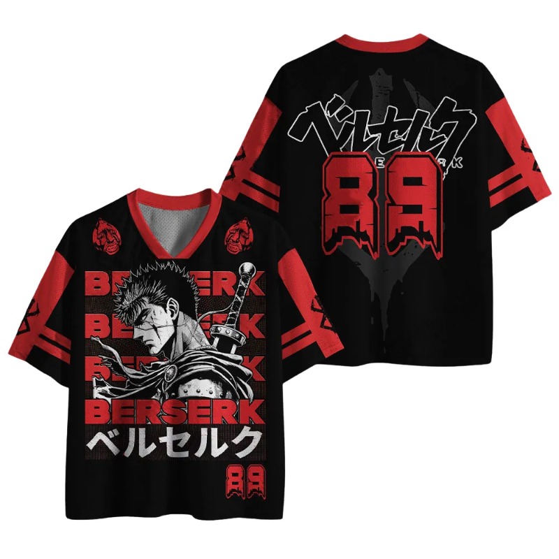 Berserk Guts Fußballtrikot Uni – Anime Merchandise For Women Bewertung und Preis