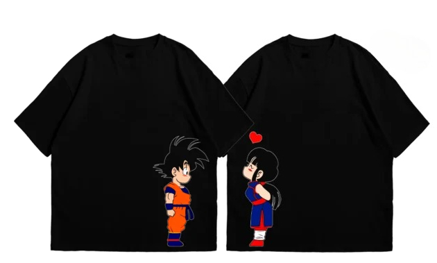 Goku oder Milk Chi Chi Paar T- – Anime Merchandise For Women Bewertung und Preis
