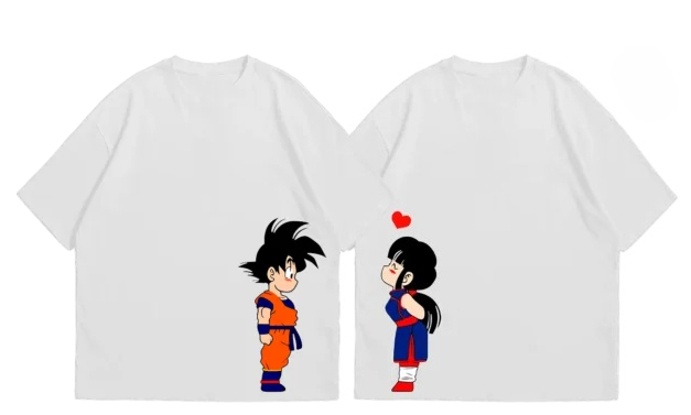 Goku oder Milk Chi Chi Paar T- – Anime Merchandise For Women Bewertung und Preis