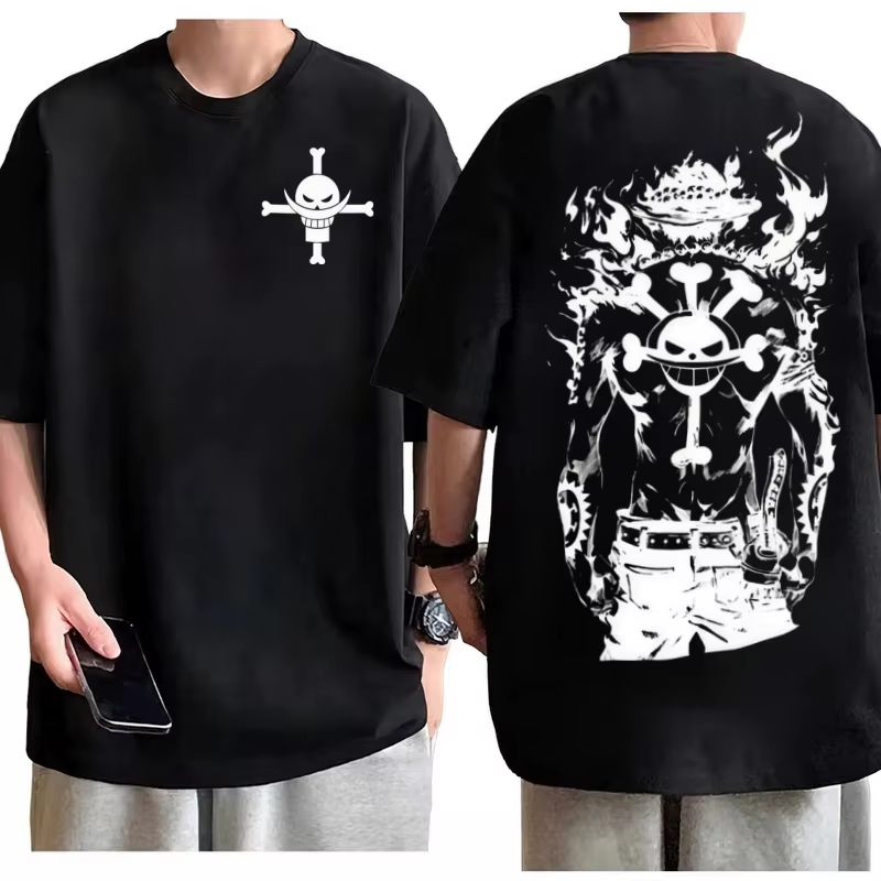 One Piece Whitebeard Ace T-Shi – Anime Merchandise For Women Bewertung und Preis